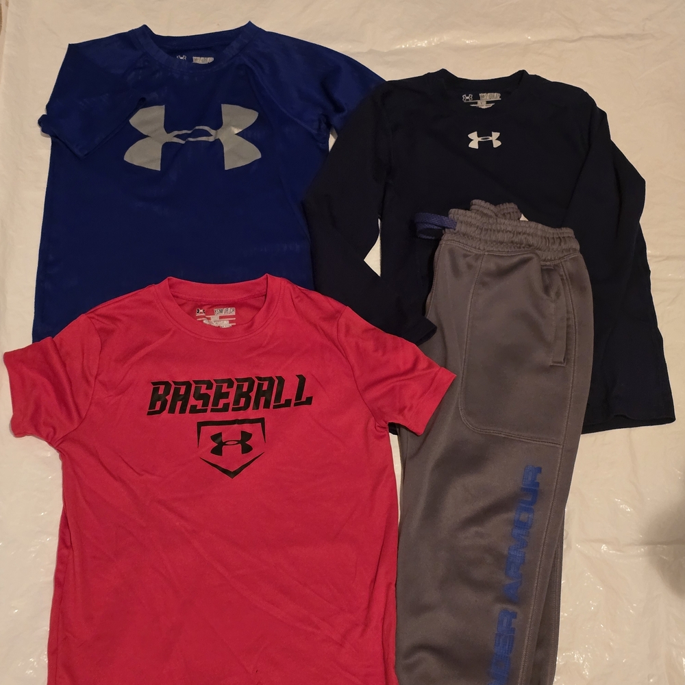 Under Armour Youth Set - Red, Blue, Gray